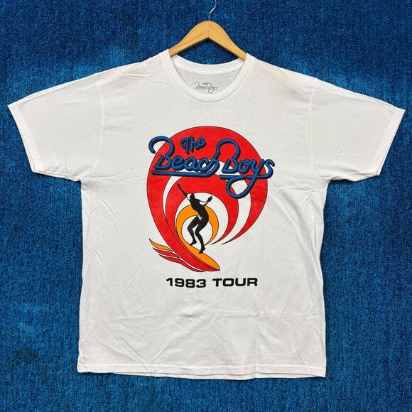 The Beach Boys “1983 Tour” Rock Band Graphic T-Shirt Size Extra Large - Picture 1 of 4